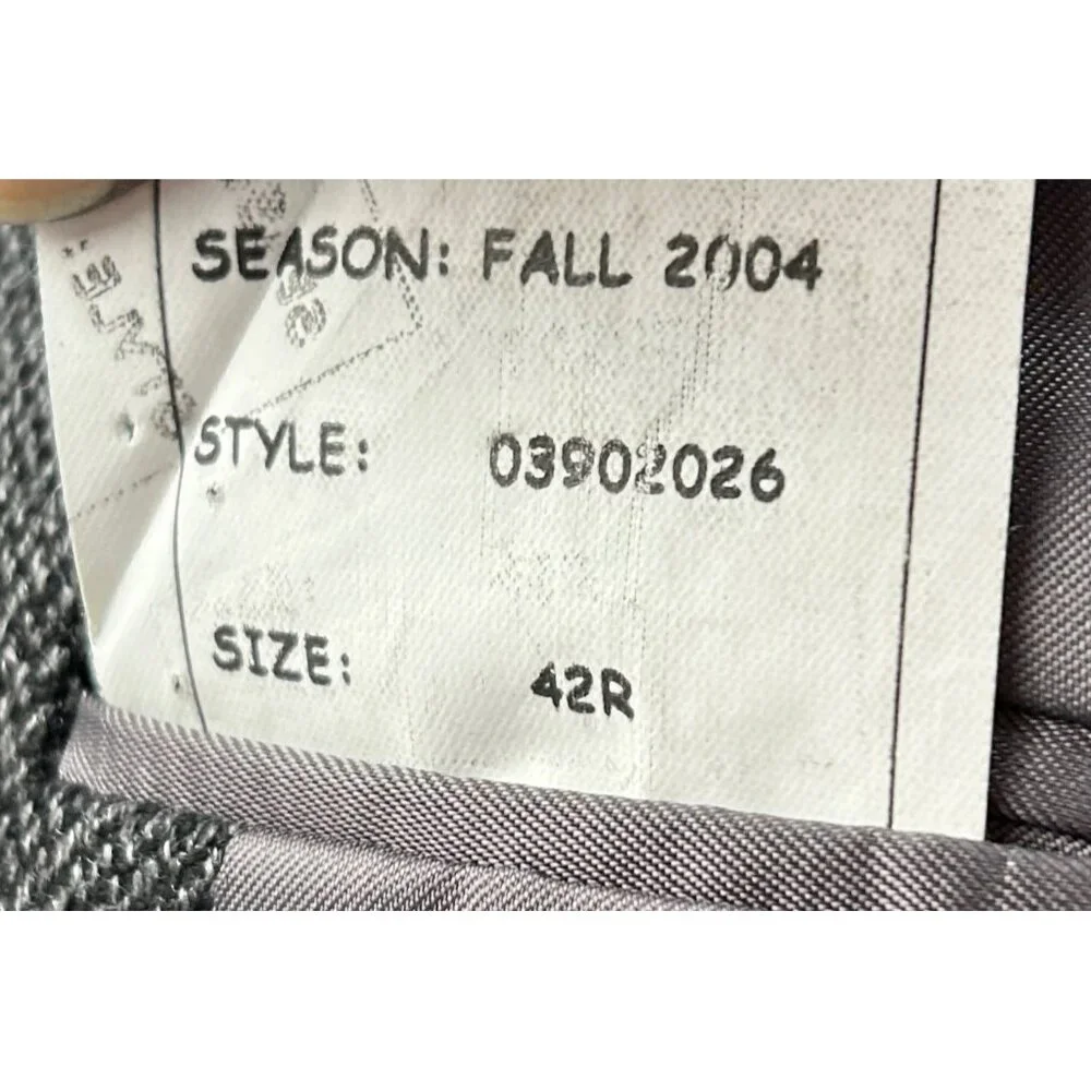 Brooks‎ Brothers Blazer Mens 42R Gray Wool Herringbone Made in Italy Fall/Winter